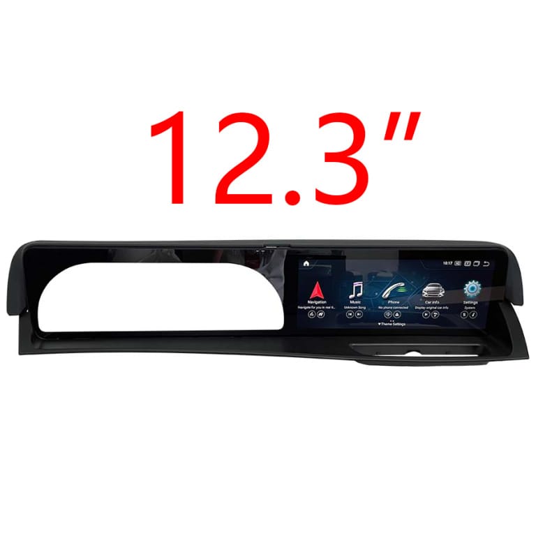 Mercedes S Klass W221 Mercedes CL C216 Android bilstereo multimedia GPS eftermontera bil navigation Apple CarPlay