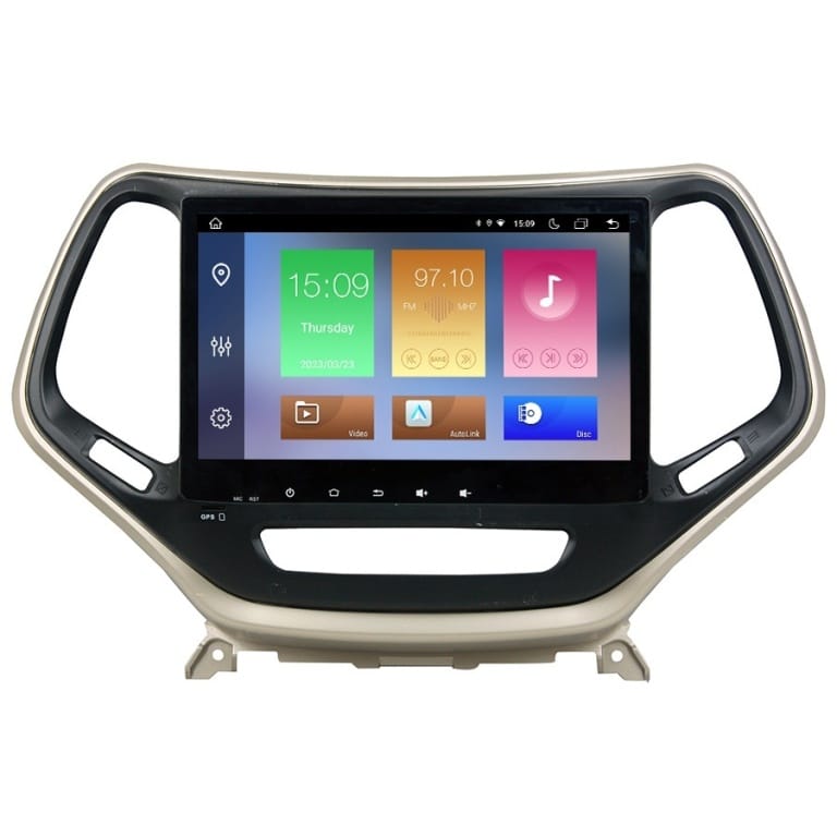 Jeep Grand Cherokee Android bilstereo multimedia GPS bil navigation bluetooth bilradio Apple CarPlay