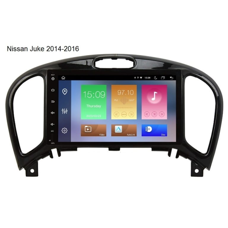 NISSAN Juke Android bilstereo GPS bil navigation retrofit bilradio Apple CarPlay