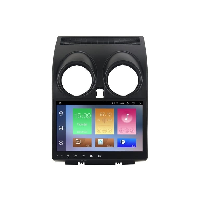 Nissan Qashqai Android bil stereo GPS bil navigation retrofit bilradio Apple CarPlay