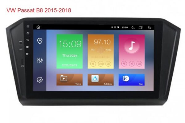 Volkswagen Passat Android bilstereo multimedia GPS eftermontera bil navigation bluetooth retrofit bilradio Apple CarPlay