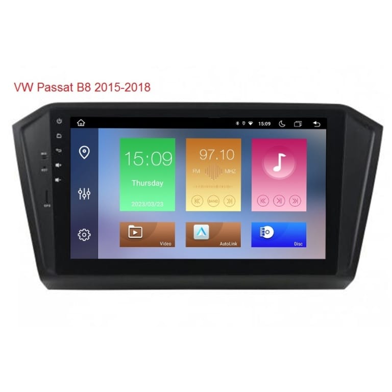 Volkswagen Passat Android bilstereo multimedia GPS eftermontera bil navigation bluetooth retrofit bilradio Apple CarPlay