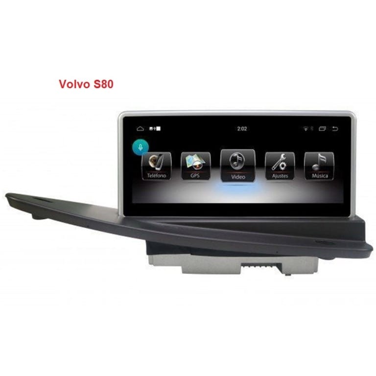 Volvo S80 Android bilstereo multimedia GPS eftermontera bil navigation bluetooth bilradio Apple CarPlay