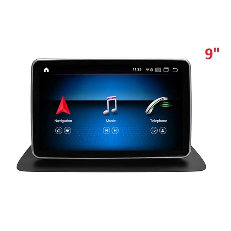 Mercedes-Benz GL X166, Mercedes ML W166 Android bilstereo multimedia GPS eftermontera bil navigation bluetooth retrofit Apple CarPlay & android auto